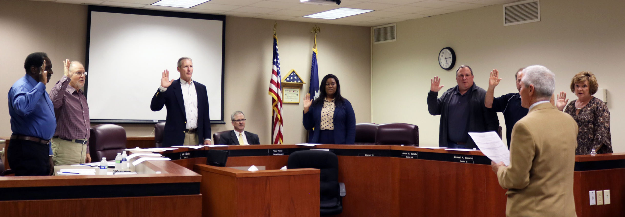 2019 School Board swearing in